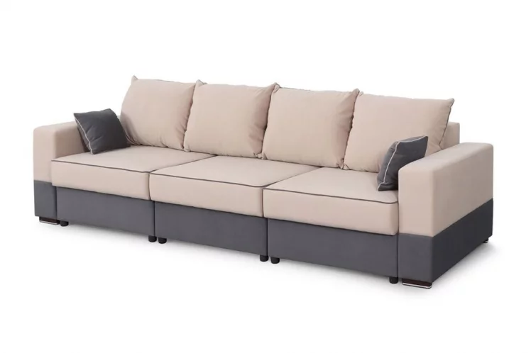 Диван-кровать Бостон 2400 Стандарт Бежево-темно-серый_0