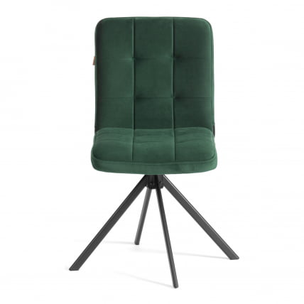 Стул обеденный Medeo поворотный механизм 360, велюр, Deep Forest (изумруд)_4