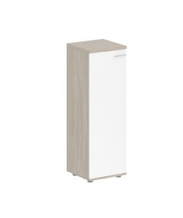 Шкаф средний левый Sigma SG.814.OD.WH.L Дуб темный Белый_0