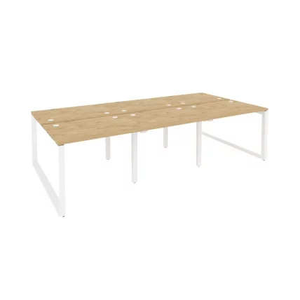 Рабочая станция на О-образном м/к ONIX O.MO-D.RS-6.1.7 Тиквуд Светлый/Белый_0