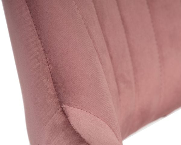 Стул барный DOBRIN CHARLY GOLD (розовый велюр (MJ9-32)) 2 шт_8