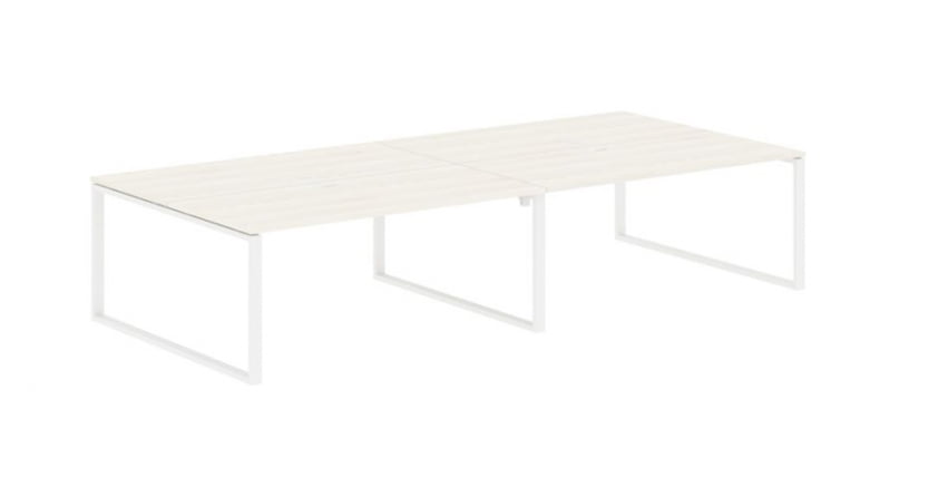 Бенч-система EDIS EQWST 3516 Ясень Траун Белый_0