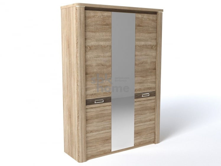 Шкаф 3-х дверный, Магнолия (1598*558*2280) Бардолино, 10812 _0