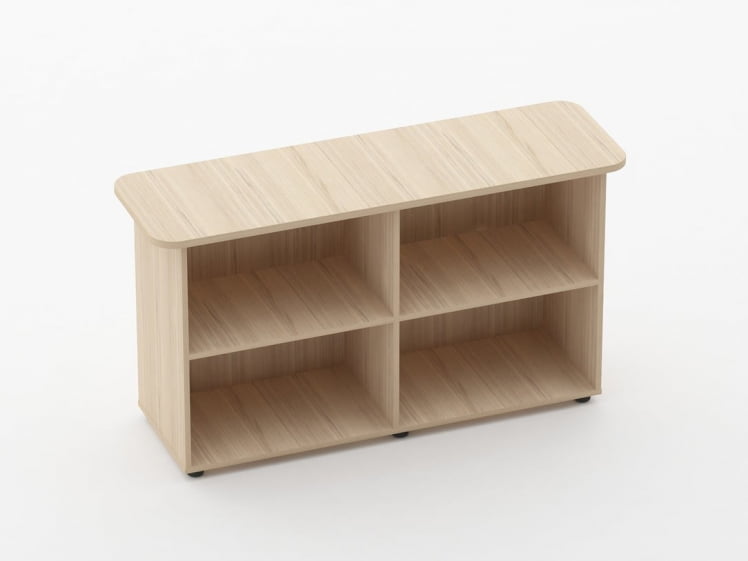 Тумба приставная к двум столам Glassy 3.18.14 Туя_0