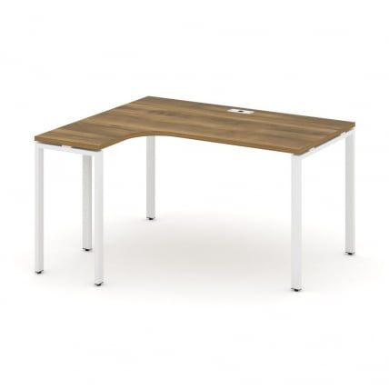 Стол эргономичный левый CONCEPT CN.SA-001(L) Сандал Янтарный Белый_0