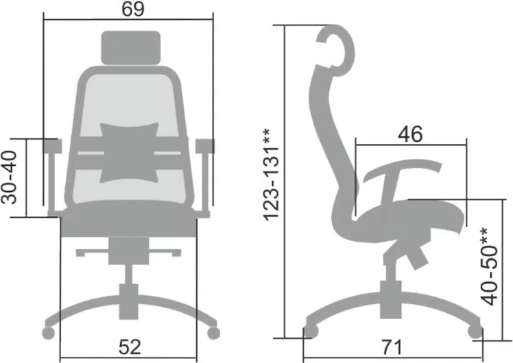 Кресло руководителя Samurai SL-3.04 Темно-бордовый_3