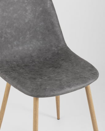 Стул Валенсия винтаж Серый_7