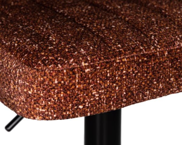 Стул барный DOBRIN CHARLY BLACK (терракотовый твид (LEO56)) 2 шт_7