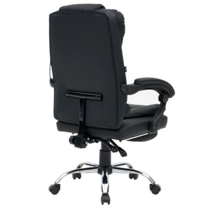 Кресло офисное с функцией вибромассажа CROMEX (КРОМЕКС) Chill MS-005 экокожа черное_4