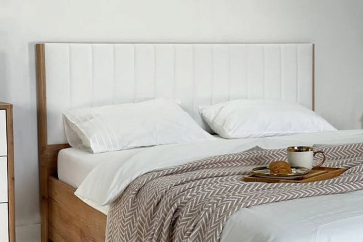 Кровать с подъемным механизмом 160х200 см Адам MSA-06 дуб крафт золотой/белоснежный (экокожа)_9