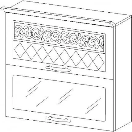 Шкаф-витрина Тиффани 19.09_3