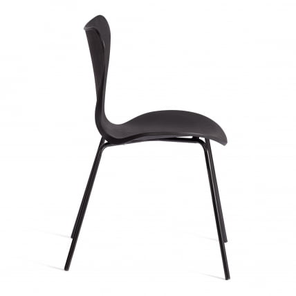 Стул Jacobsen (mod DC 102-1) пластик/металл, 45 х 54.5 х 80 см, Black (Черный) / Black (Черный)_1