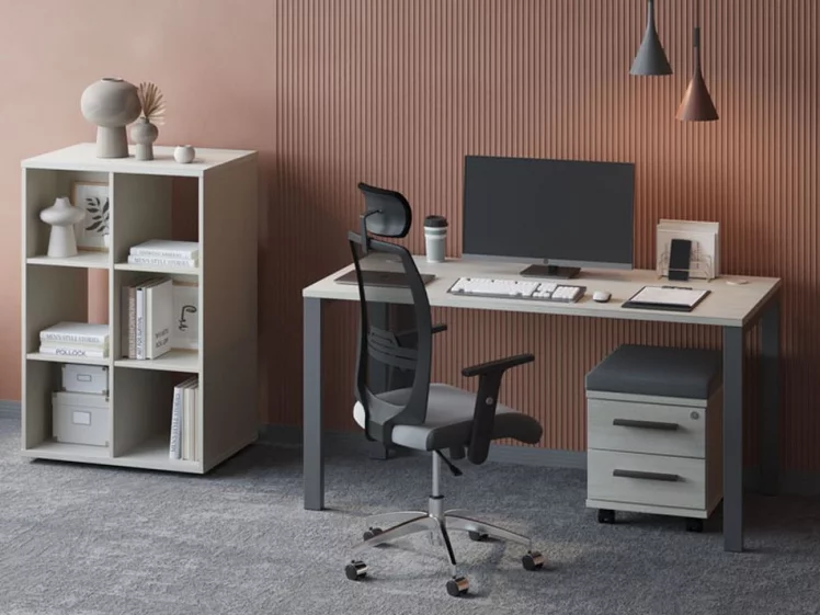 Стеллаж узкий New Line NLN36341331 Дуб шамони темный_1