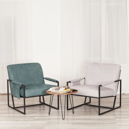 Кресло Charli LUX/Чарли Люкс велюр/букле, VT изумруд, 70х80х82 см_5