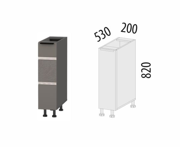 Бутылочница Грейс 105.71.1 Оникс Кубанит_1
