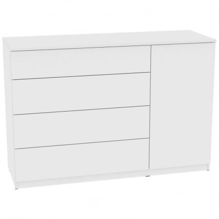 Комод Калисто(K43)923х1352х468PUSHtoOPEN(Белый)_0