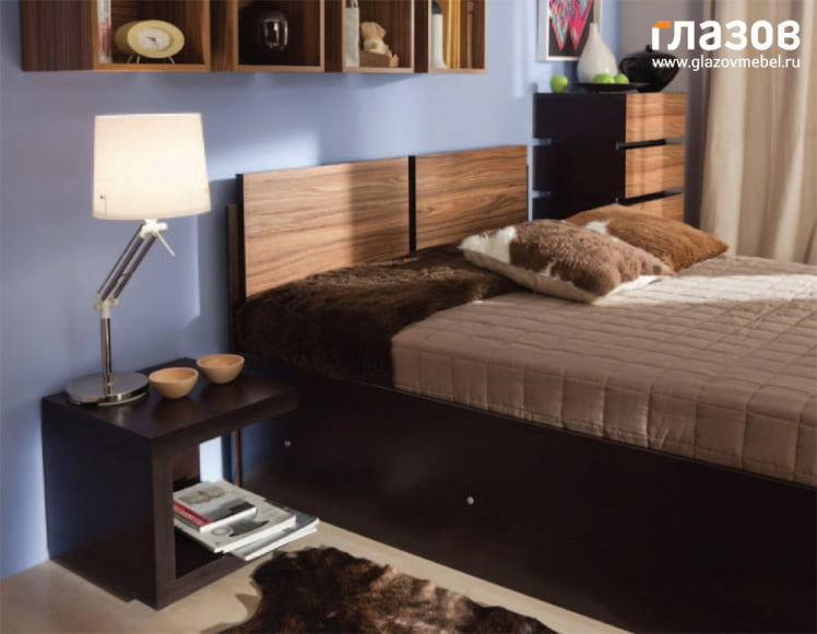 Спальня композиция 1 Hyper Венге/Палисандр_2
