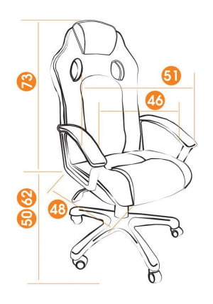 Компьютерное кресло Driver черный,красный 36-6/08_7