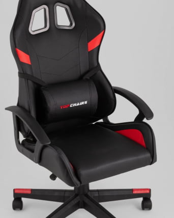 Кресло спортивное TopChairs Warden черно-красный_6