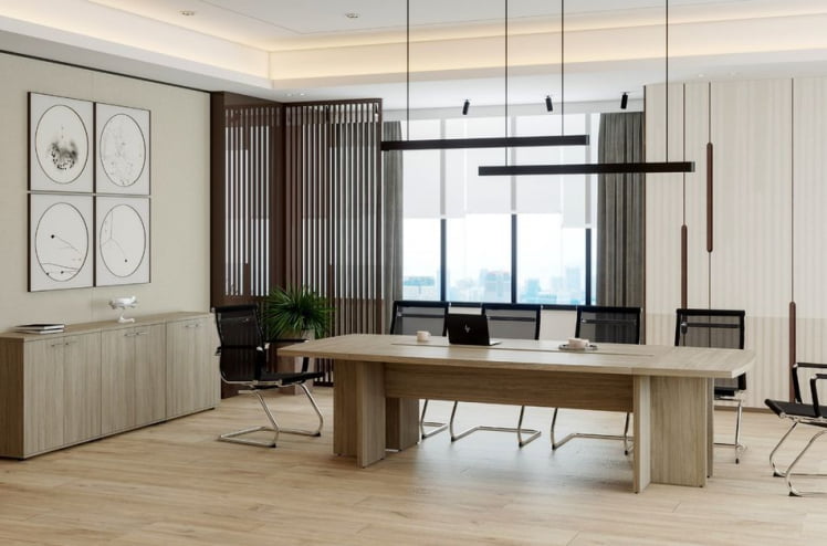 Стол переговорный большой Wing WN.501.OL Дуб светлый_1