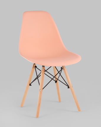 Стул Еамес Стйле ДСВ персиковый 4 шт. комплект (разборный каркас) / Eames Style DSW_7