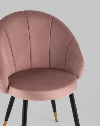 Стул Наоми велюр Розовый_6