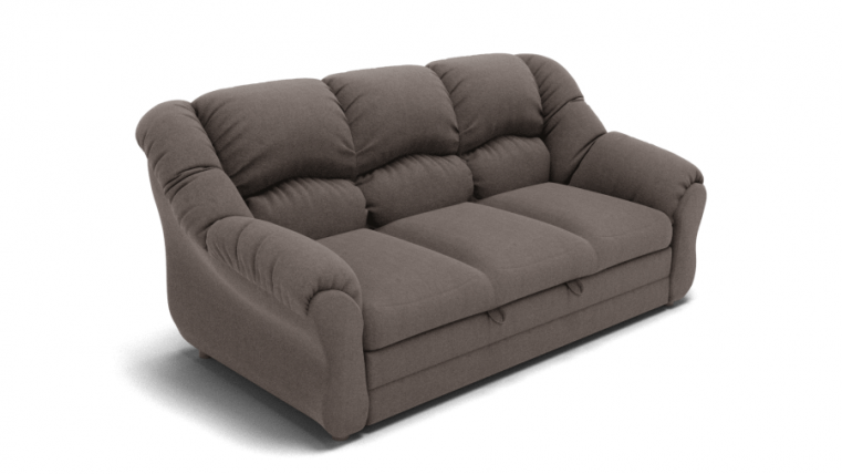 Диван Хост (ЗР) Цвет фасада: Серо коричневый; Тип: Прямой; Материал фасада: Металл/Велюр_0