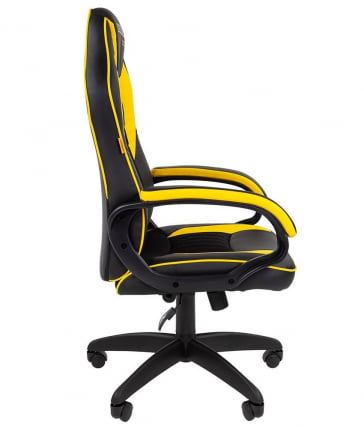 Кресло геймерское CHAIRMAN GAME 16 Черный Желтый_1