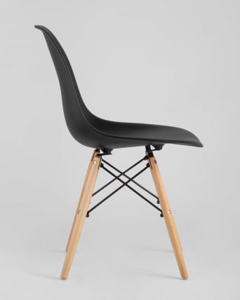 Стул Еамес Стйле ДСВ черный 4 шт. комплект (разборный каркас) / Eames Style DSW_4
