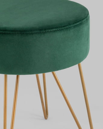 Пуф Спейси велюр Зеленый_2