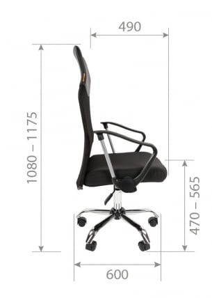 Кресло руководителя Chairman 610 15-21 Черный_4