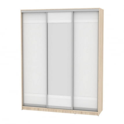 Шкаф-купе Б-220х180х60-2(ДСС-Белый-Д9Д10Д9) / B-220х180х60-2(ДСС-Белый-D9D10D9)_0