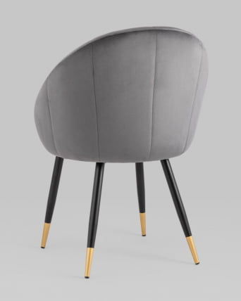 Стул Наоми велюр Серый_5