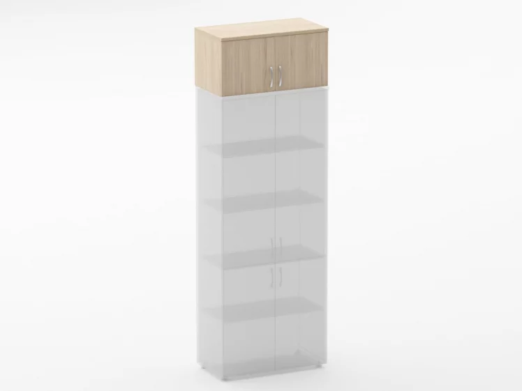 Антресоль широкая Glassy 6.04.131 Бук светлый_0