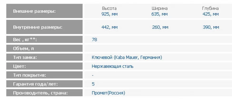 Депозитная ячейка DB-4S_1