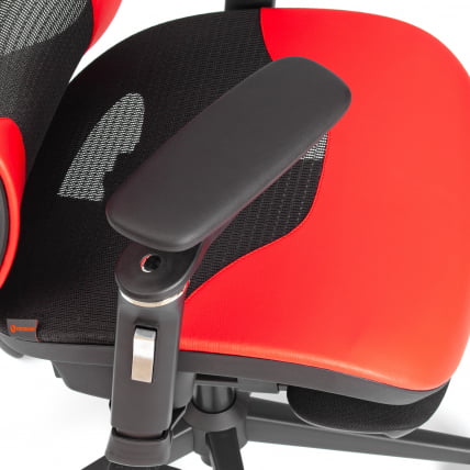 Кресло KingCobra иск. кожа / сетка, черный / красный_18