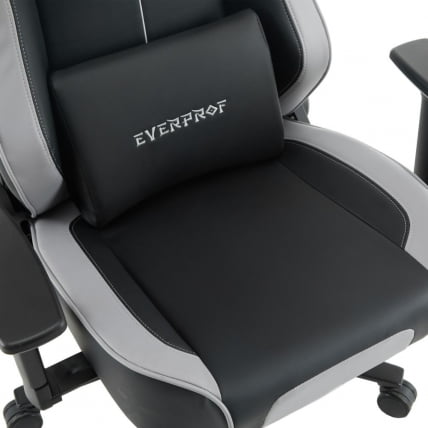 Кресло геймерское Everprof Rapid Экокожа Серый_3