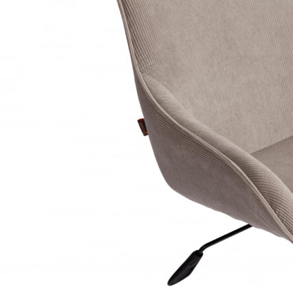 Кресло DUBLIN хром вельвет, серый_6