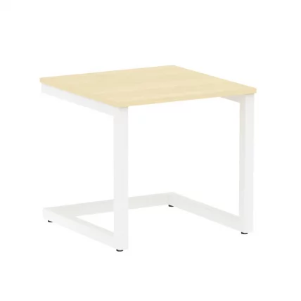 Журнальный стол HOME OFFICE VR.SP-2-58.G Клен/Белый металл_0