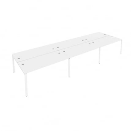 Рабочая станция на 6 раб.места Metal System Б.СМ-6.4 Белый_0