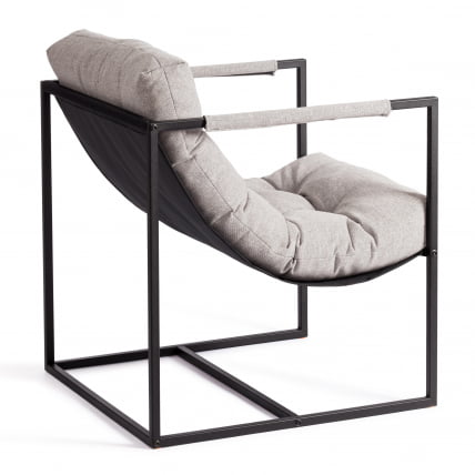 Кресло Charli/Чарли рогожка, серо-бежевый, 3M 16/2, 70х70х84 см_4