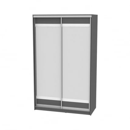 Шкаф-купе B-230х135х60-1(Графит-D10D10)_0