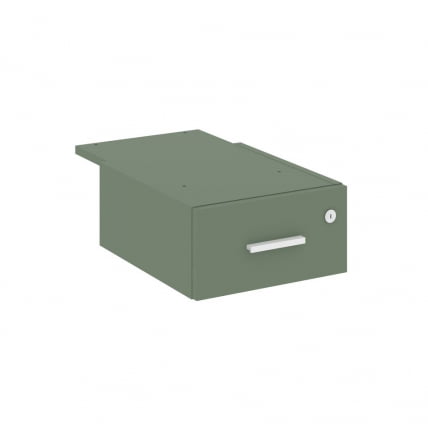 Тумба подвесная с одним ящиком CONCEPT CN.PT-003 B/W Кобо Белый_0