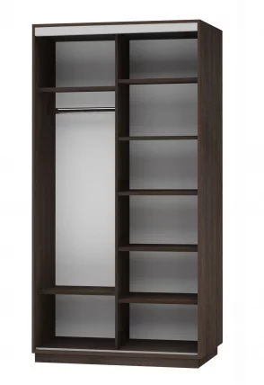 Шкаф-купе двухдверный Экспресс Дуо Экспенс 1200х2400h Венге_1