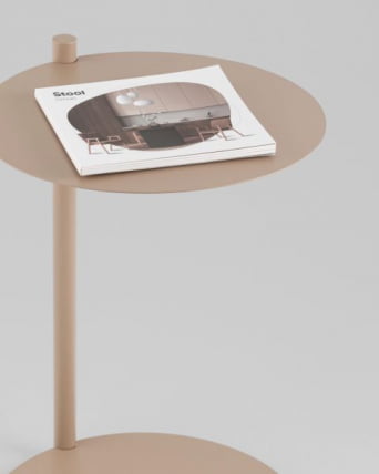 Журнальный столик Siara металл капучино_9