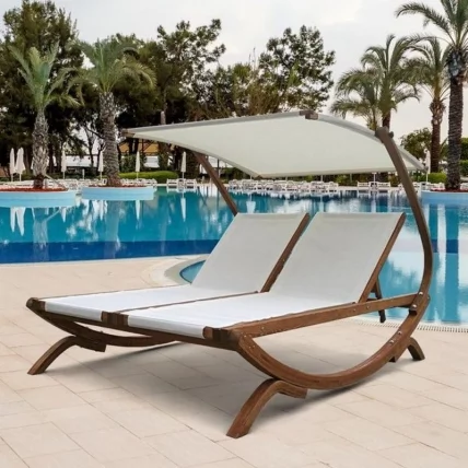 Шезлонг-лежак Мальта AFM-510 White_1