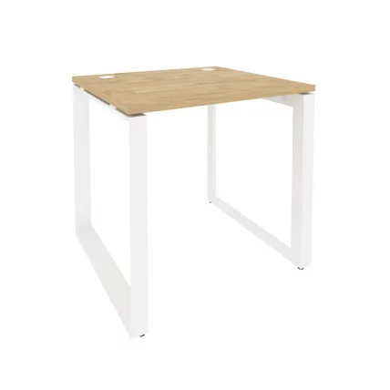 Стол рабочий на О-образном м/к ONIX O.MO-SP-0.7 Тиквуд Светлый/Белый_0