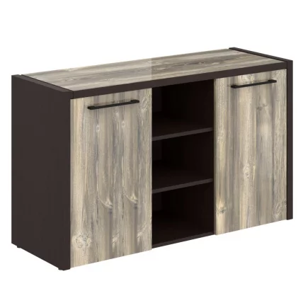 Тумба с фригобаром MTF 140 Дуб Базель/Венге Магия_0