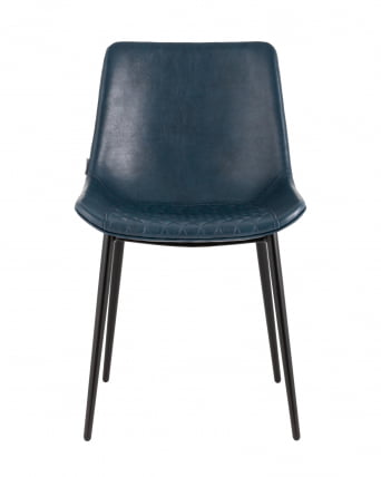 Стул Деймон экокожа Темно-синий_2