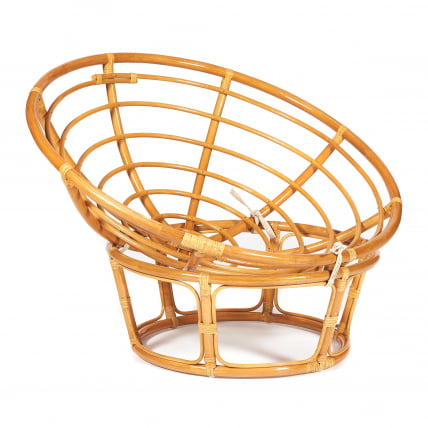 Кресло PAPASAN/ПАПАСАН 23/01 W /без подушки/ 115х101х104 см, Honey (мед)_0